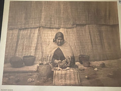 Edward Curtis Basket Maker 15″ x 12″ Print Native American Vintage EUC
