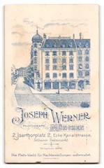 Photograph Joseph Werner, Munich, Isartorplatz 2 corner Kanalstrasse, portrait B