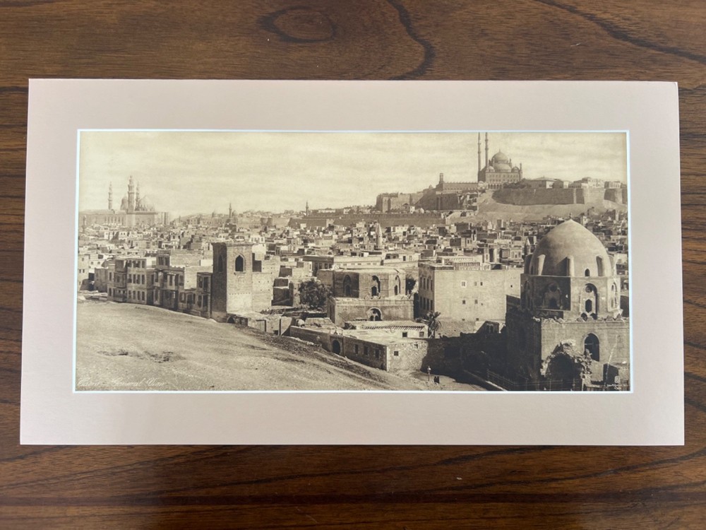 Lehnert and Landrock Antique Photo «Cairo-General View» w/ Matt