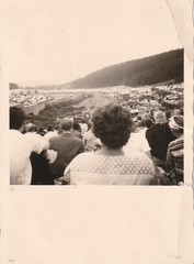 Vintage Photo Car Racing Race Car Unknown Location Snapshot 1950s-2