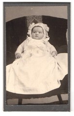 Photograph Mittenwald, child in christening dress