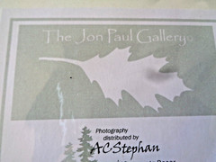 Jon Paul Signed Landscape Photograph Lake Tahoe 4 X 6 Print Ready In 8 X 10 Mats