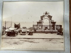 2 Album Photo Giacomo Brogi Circa 1870 Naples Port Napoli Italy 25x19cm (5+6)