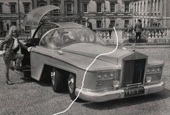 21x17cm Archive Photo 1968 Rolls Royce Thunderbirds Lady Penelope Creighton-Ward