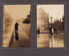 Photo Album 63 Photographs, View Karl Marx City / Chemnitz, Flood 1954,