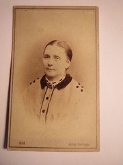 Vienna – 1866 – Anna Elisabeth von/von Haleen? born 1817? as a woman/CDV