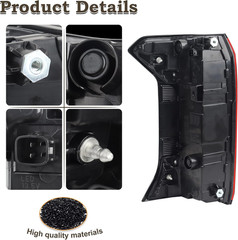 81560-AK010 RH LED Tail Light Fit for 2024 2025 Toyota Tacoma SR/SR5 W/O Tailgat