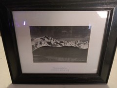 1944 ANSEL ADAMS “WINTER SUNRISE” SIERRA NEVADA FROM LONE PINE EXHIBITION PRINT