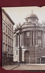 2 Vintage Photographs of Vienna, Austria, Incl. One Focused on Wien Burgtheater