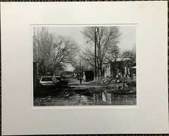 Barbara Erdman B & W Photograph «Street Scene, Cerrillos, NM» Signed 1986