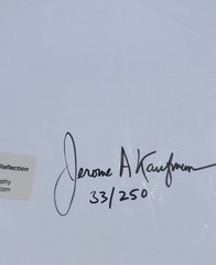 Jerome A Kaufman Signed Ltd Edition Photo 33/250 USS Oklahoma Pearl Harbor