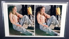 Boris Starosta 3D Stereoview – Betty 4714 – nude model worker signed 2003