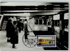 39939384 – 1000 Berlin Mitte U-Bahn Station Special Stamp Picture Page