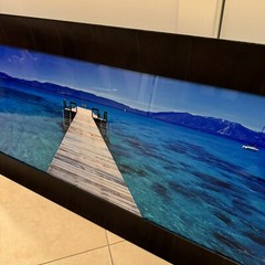 Peter Lik «Tahoe Jetty» Lake Tahoe 1.5M Framed Picture w/ COA