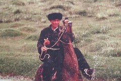 Galen Rowell 1980 China Rider & Horse 151/300 Signed 16×20 Print + 1st ed.Book