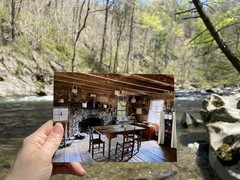 5×7 Cozy Rustic Cottage Kitchen Cottagecore Giclee Photography Print Americana