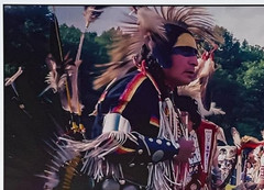 Brenda Mitten “Warrior waltz” Framed Photo 24×24 Native American Art Pow Wow