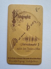 orig. CDV photo photograph woman lady picture old fashion around 1870 Vienna Beer beautiful