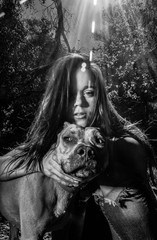 Art Model Brooke Eva 8×12″ Archival Lustre Black and White Print B+W