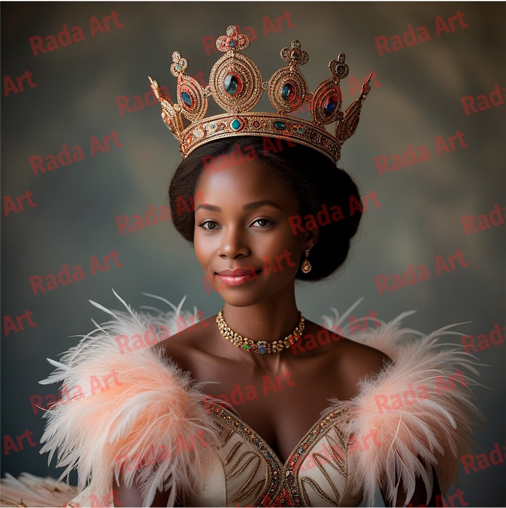 Girl Queen Digital Image Ai Art Picture Photo Wallpaper Background Desktop