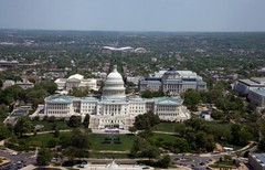 Aerial view of Capitol Hill Photograph – Vintage Photo from 2007