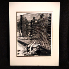 Vietnam Veterans Memorial Wall Wall Art Photo Print 11×14 Double Mat Black White