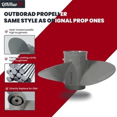 9 1/4×8,9 1/4×9,9 1/4×10,9 1/4×11,9 1/4×12,9 1/4×13 Propeller for Honda 9.9/1…