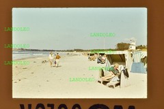 Slide Stranidyll beach chair on Rügen 1971 GDR times