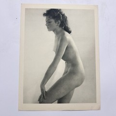 Vintage 20th Century Women’s Art Nude Photography Print White Black 20×30