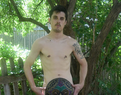 Nude male art model photographic print 12×18 color