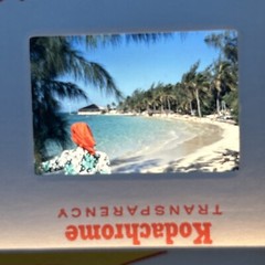 Lot Of 40 1960’s Kodachrome Bahama’s Beach Boats Vacation 35mm Color Slides