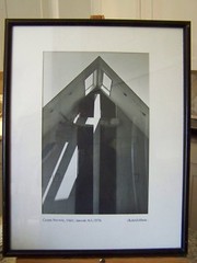 ROBERT W COOKE MCM LARGE FINE ART PHOTOGRAPH CROSS FACADE, UMC, WAYNE, NJ 1976