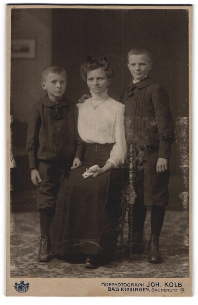 Photograph Joh. Kolb, Bad Kissingen, Salinenstrasse 19, slim bourgeois mi