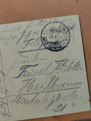 Postcard postcard Lorraine costume used Heilbronn F3