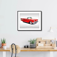 Classic Cars – 1957 Chevy Bel Air – Print