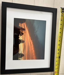 Framed photography. Sunset Overlooking the Country Club of Greenfield Mass