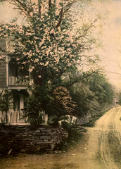 Henry Troth THE HILL ROAD Colorized Photo Not Signed Not Framed Rich Color Print